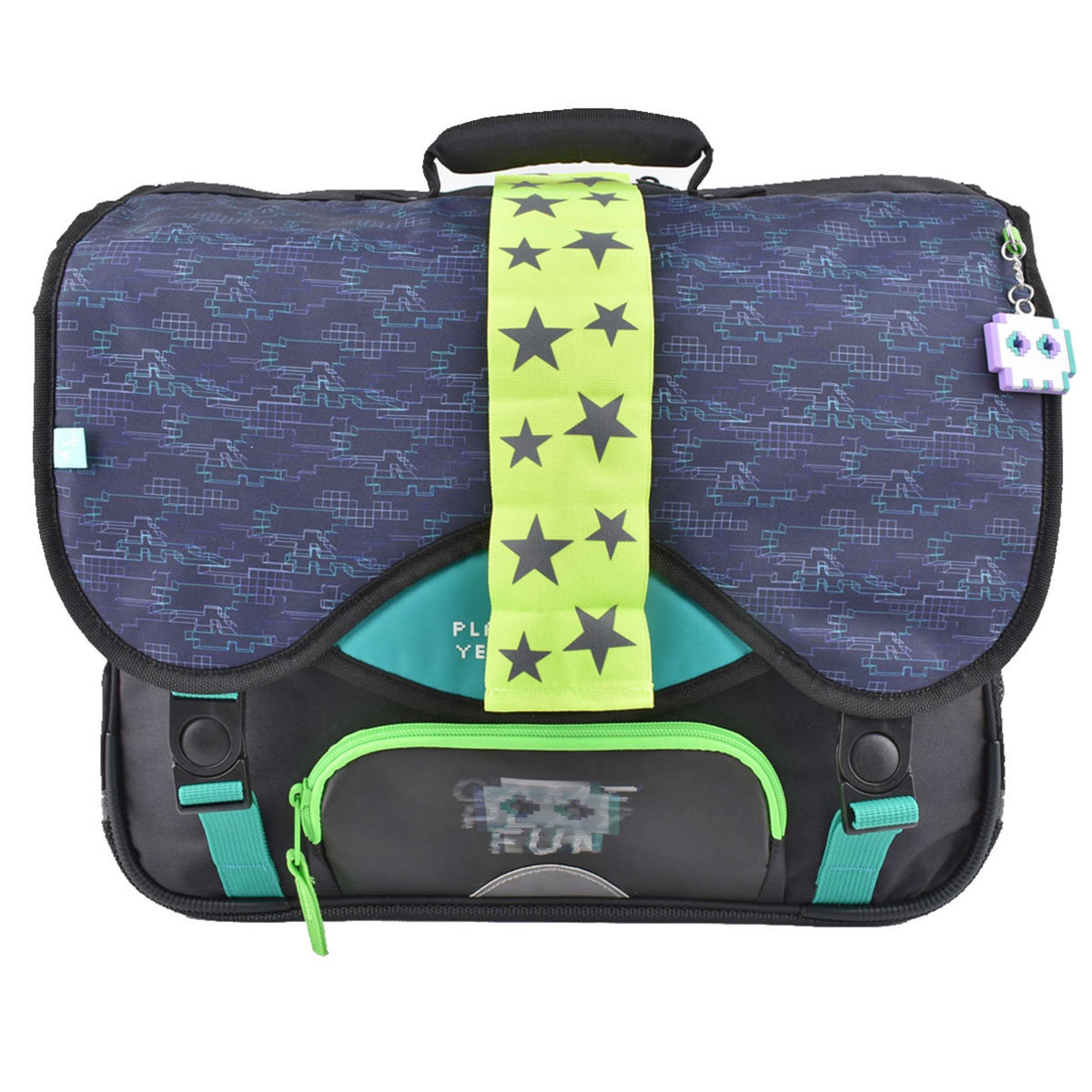 AUCHAN Cartable 41 cm CM1/CM2 GLITCH IN THE MATRIX