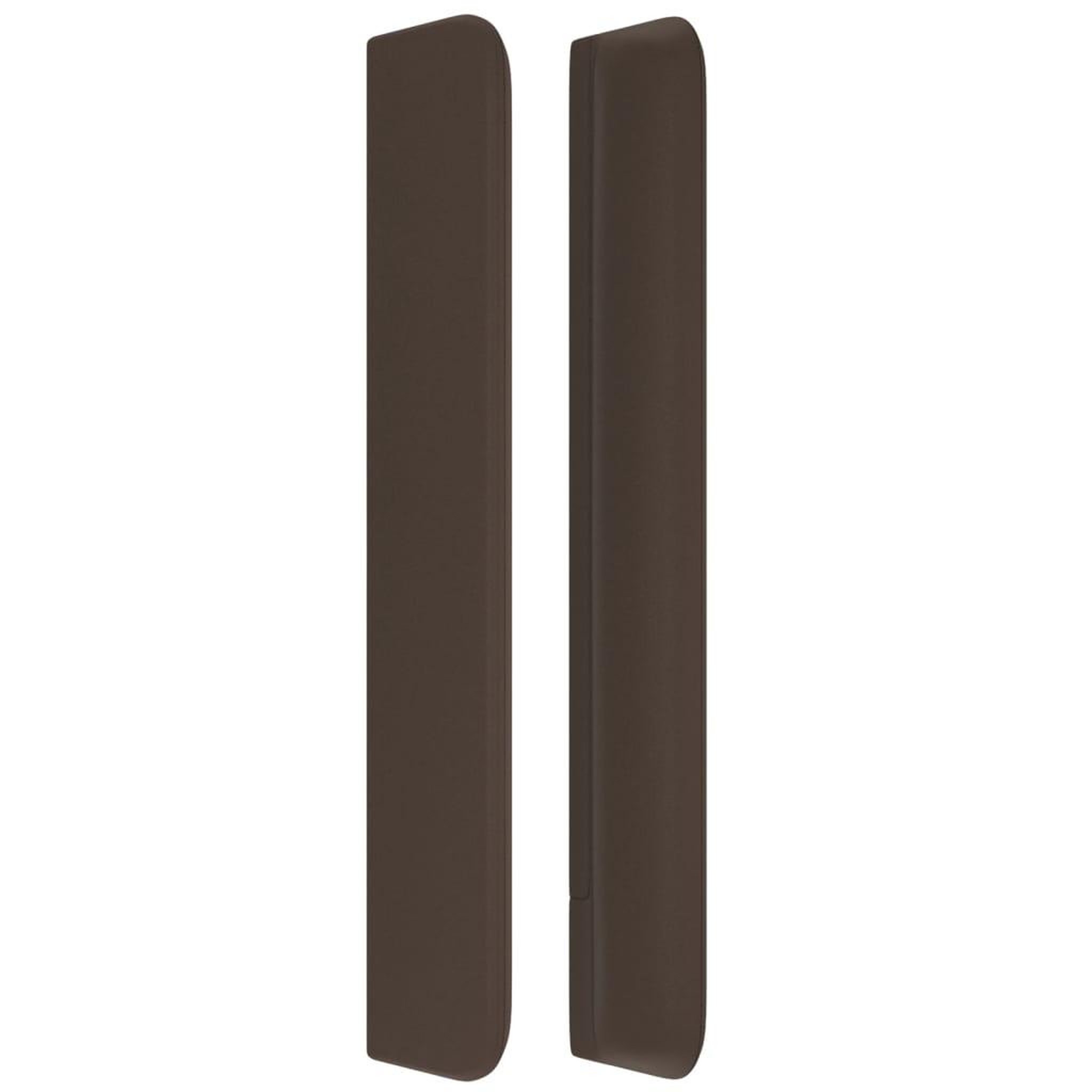 Voir la diapositive 4 : VIDAXL Tete de lit avec oreilles Marron 147x16x118/128 cm Similicuir
