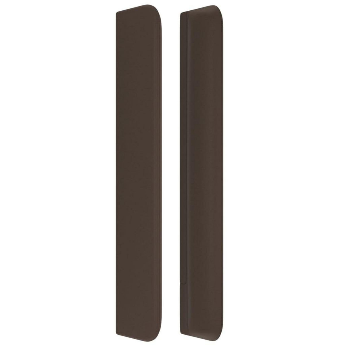 VIDAXL Tete de lit avec oreilles Marron 147x16x118/128 cm Similicuir