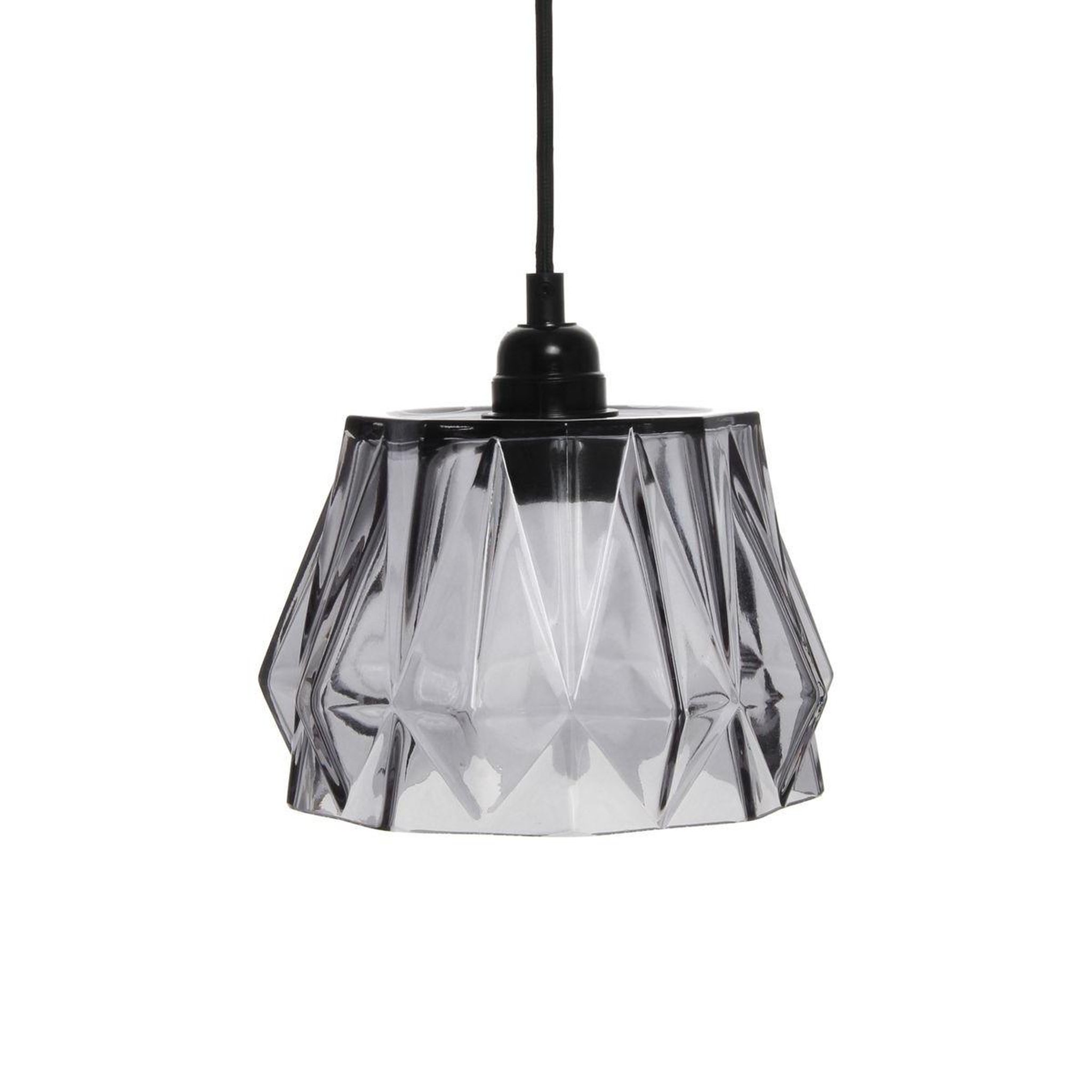 Paris Prix Lampe suspension en verre  aurea  19cm gris