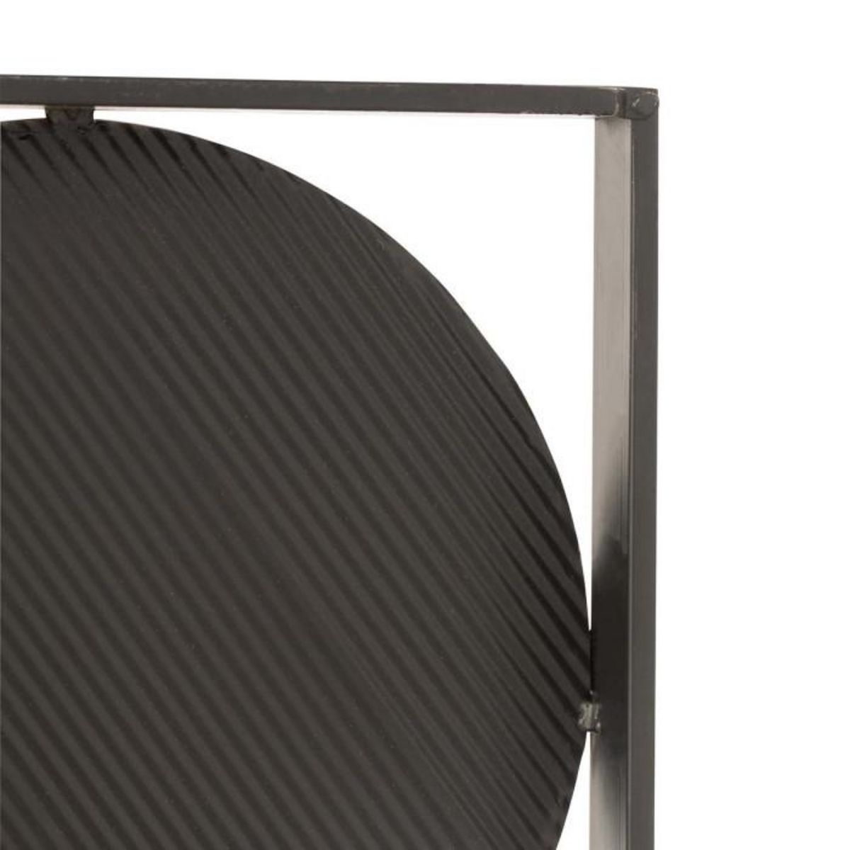 Paris Prix Décoration Murale en Métal  Ronds  101cm Or & Noir