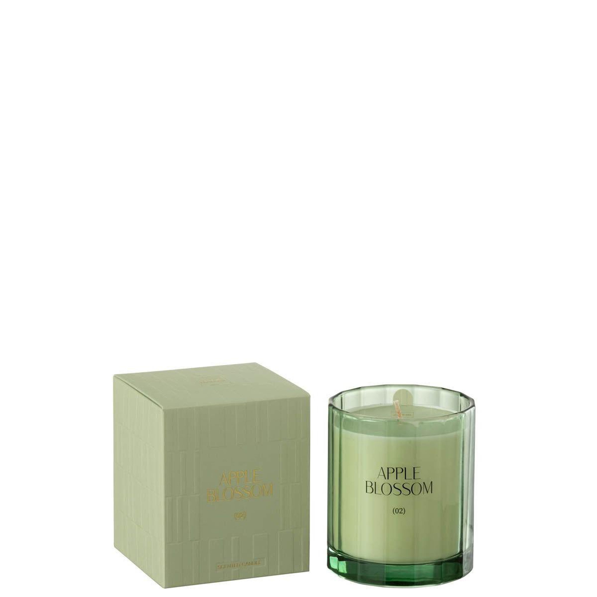 Voir la diapositive 3 : J-LINE Bougie Parfumée Design  Elie  10cm Apple Blossom