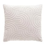 Paris Prix Housse de Coussin Bouclette  Solly  40x40cm Naturel