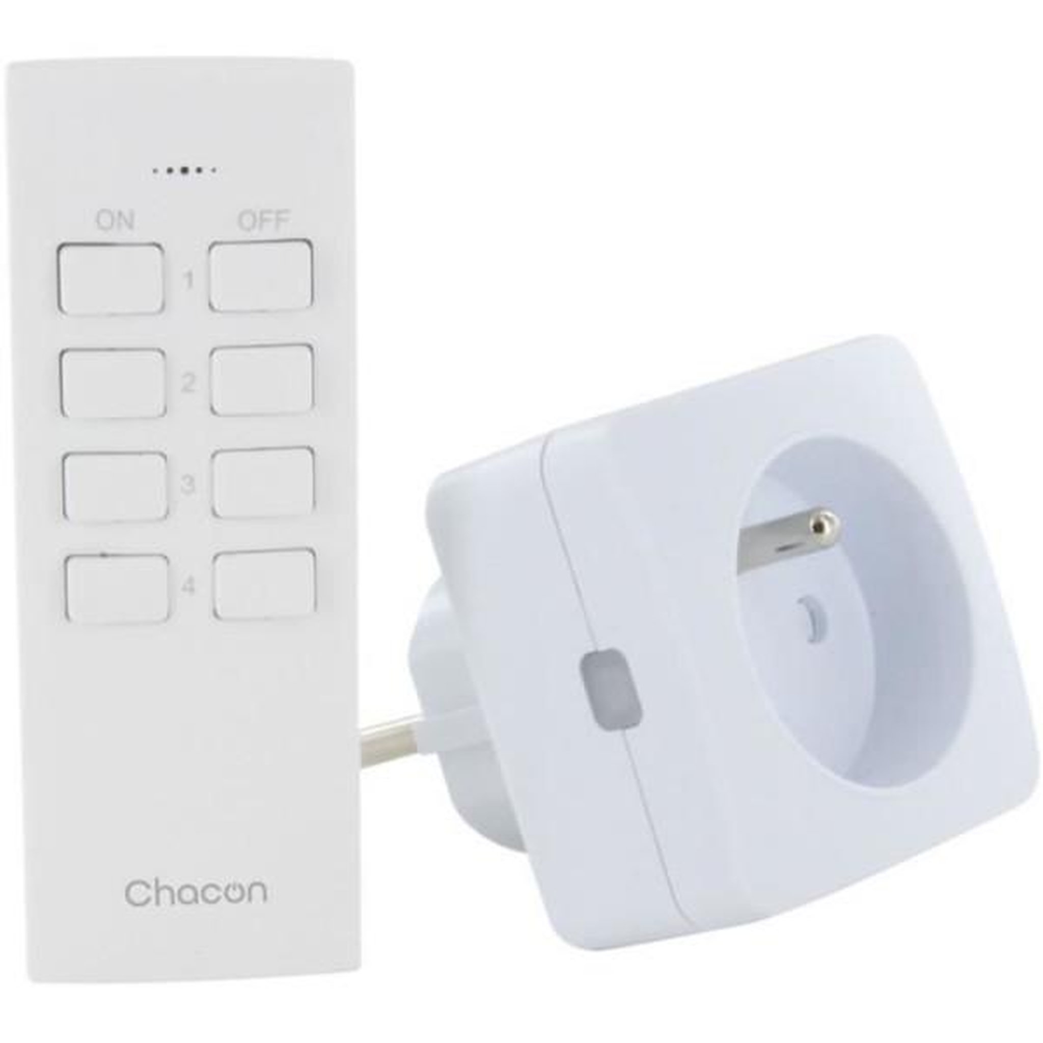 CHACON Set 2 mini prises - CHACON - On/Off - 2300 W (FR) + télécommande ...