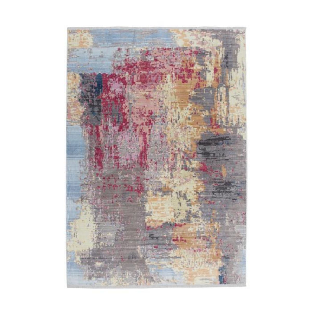 Paris Prix Tapis Tissé à Poils Courts  Antigua  Multicolore