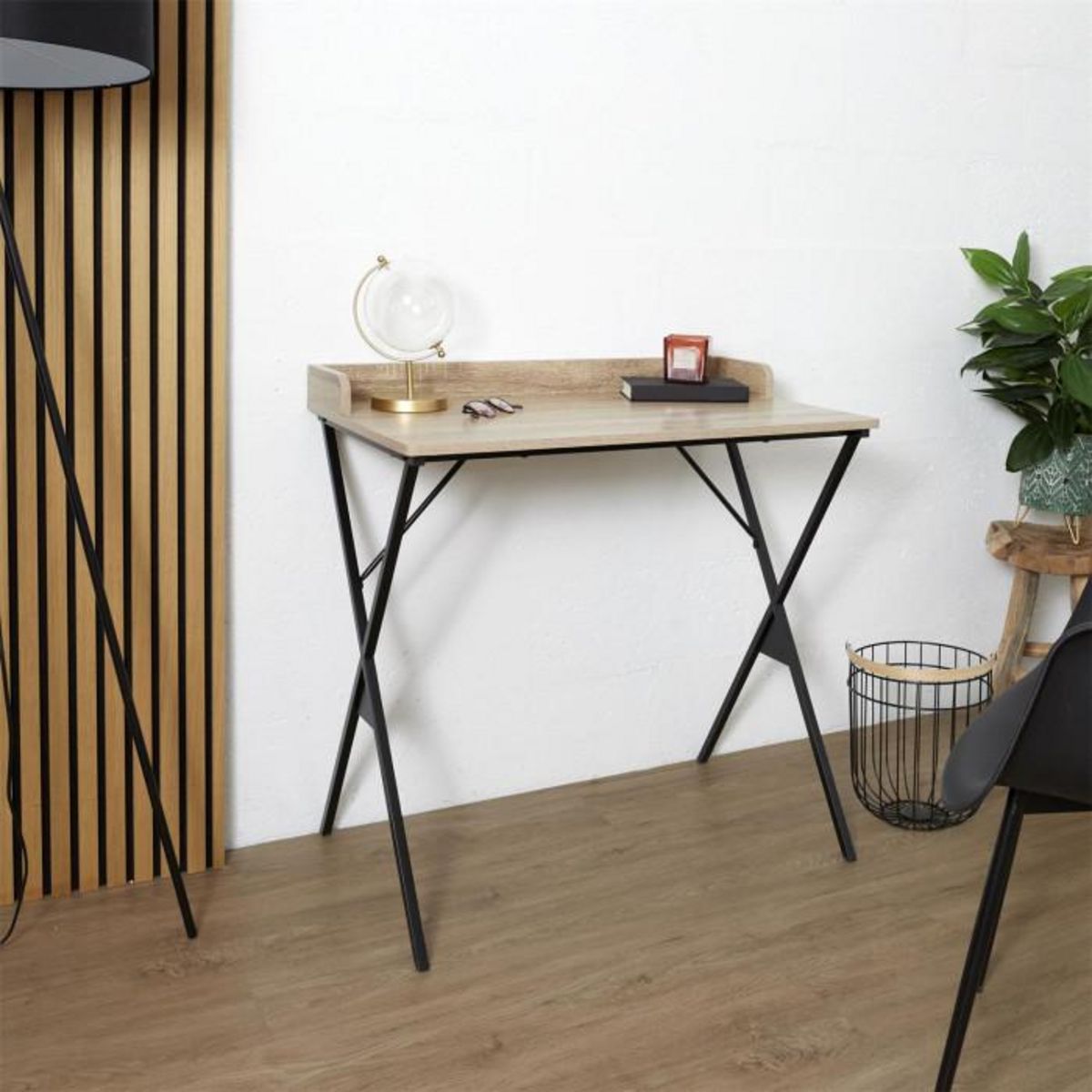 Paris Prix Bureau Design  Loka  80cm Naturel