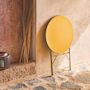 Voir la diapositive 3 : SWEEEK Table de jardin bistrot pliable - Emilia ronde - Table ronde Ø60cm en acier thermolaqué