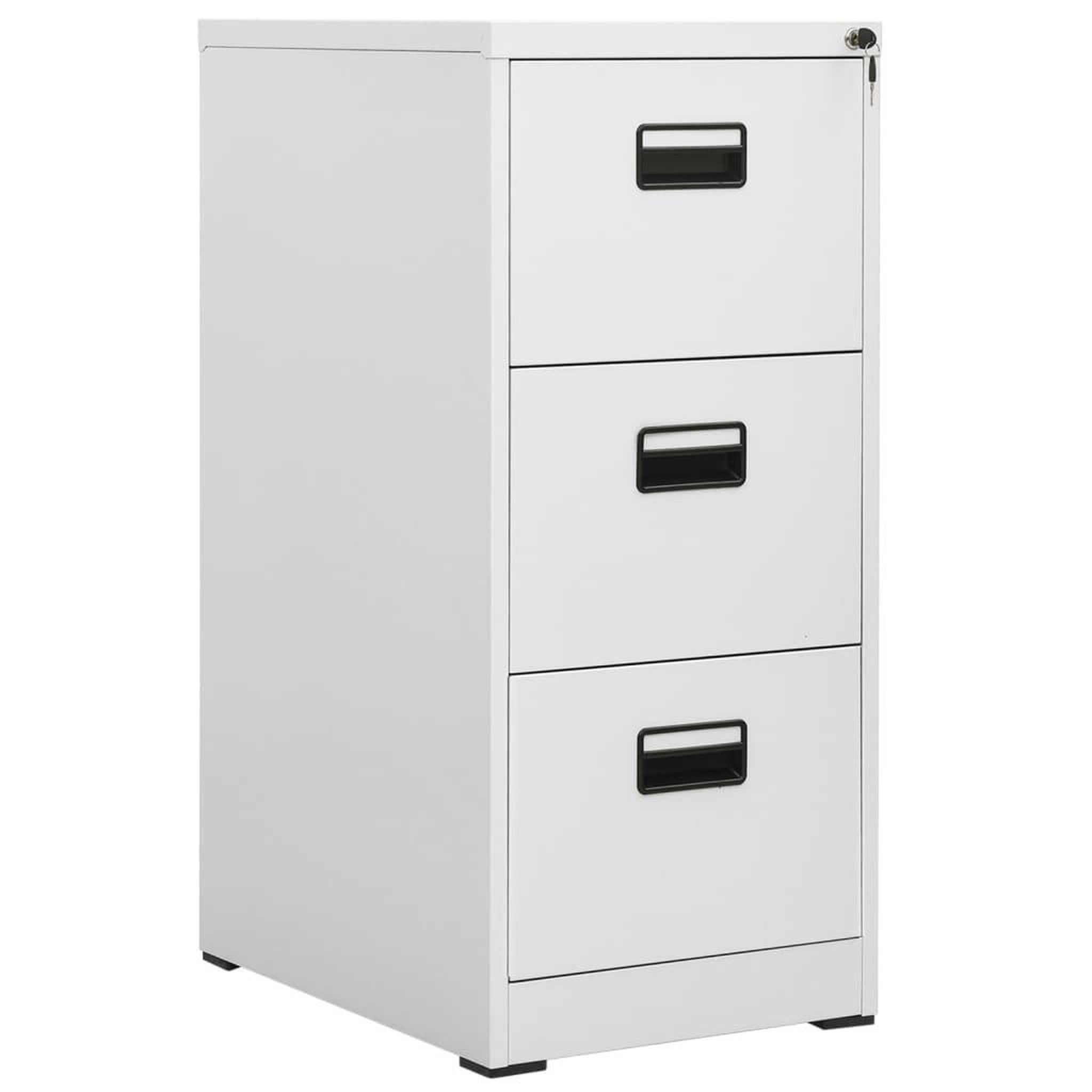 VIDAXL Classeur Gris clair 46x62x102,5 cm Acier