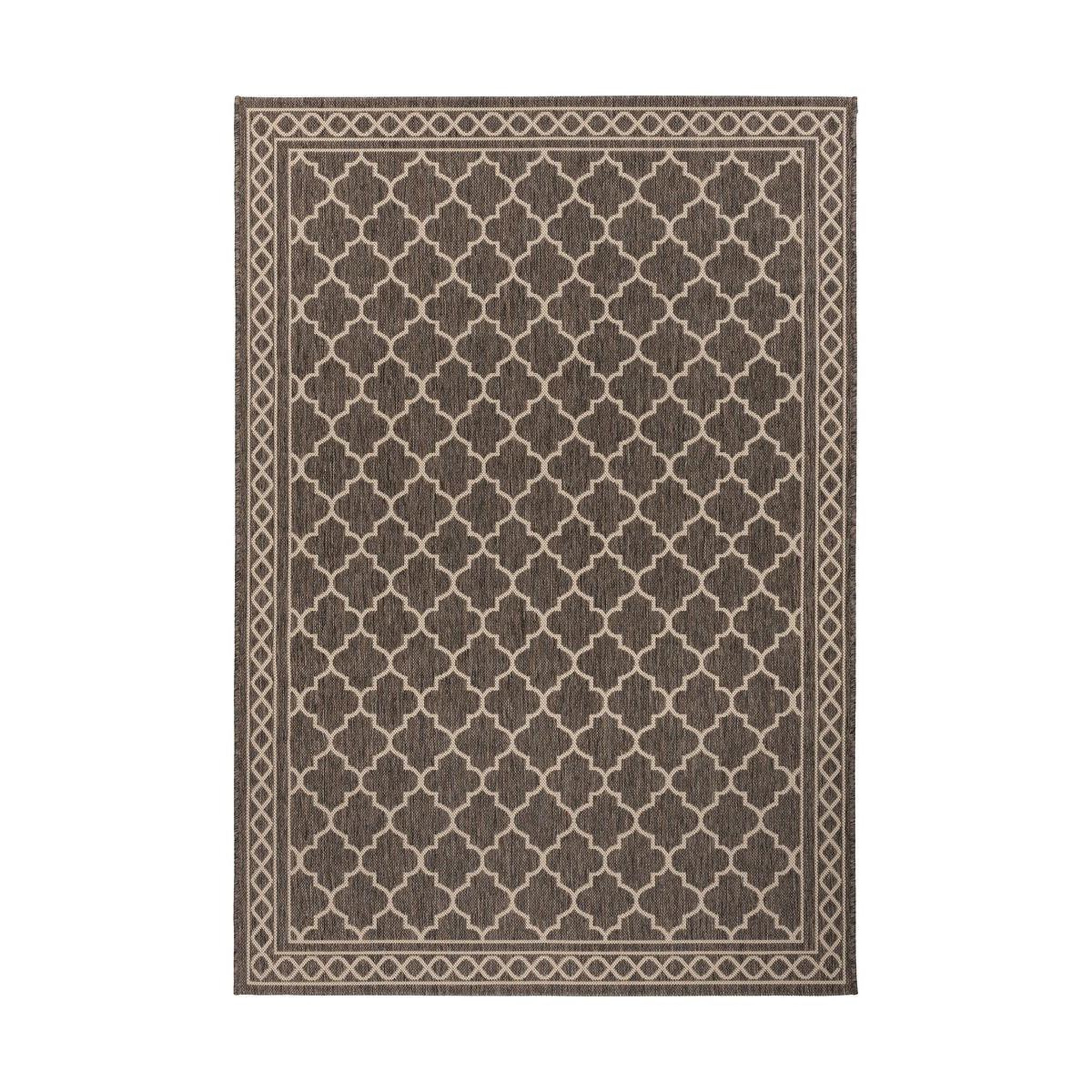 Voir la diapositive 1 : Paris Prix Tapis à Motifs à Poils Plats  Splash  Marron