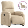 Voir la diapositive 2 : VIDAXL Fauteuil inclinable electrique creme tissu microfibre