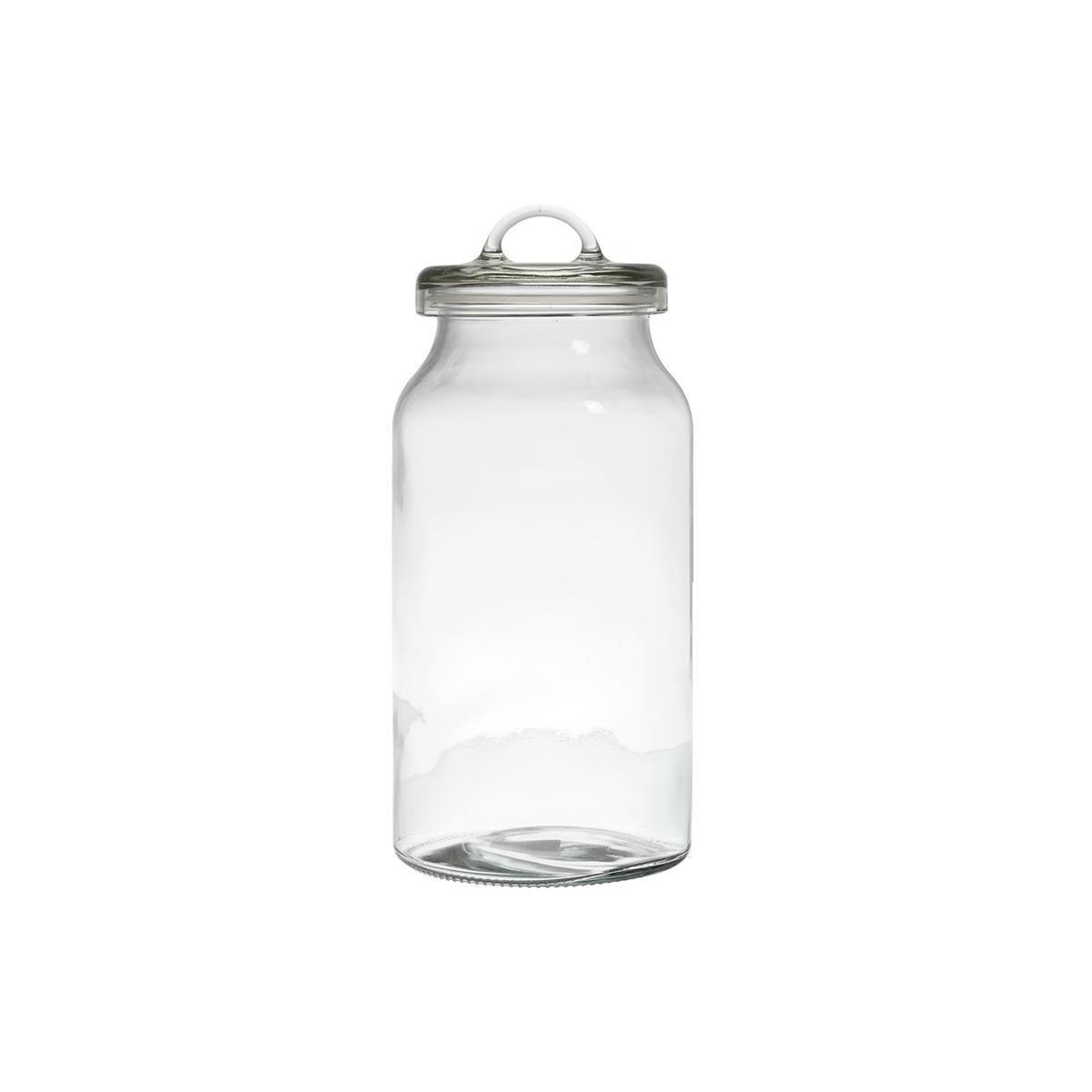 COOK CONCEPT Bocal rond en verre  couvercle  2,7l transparent