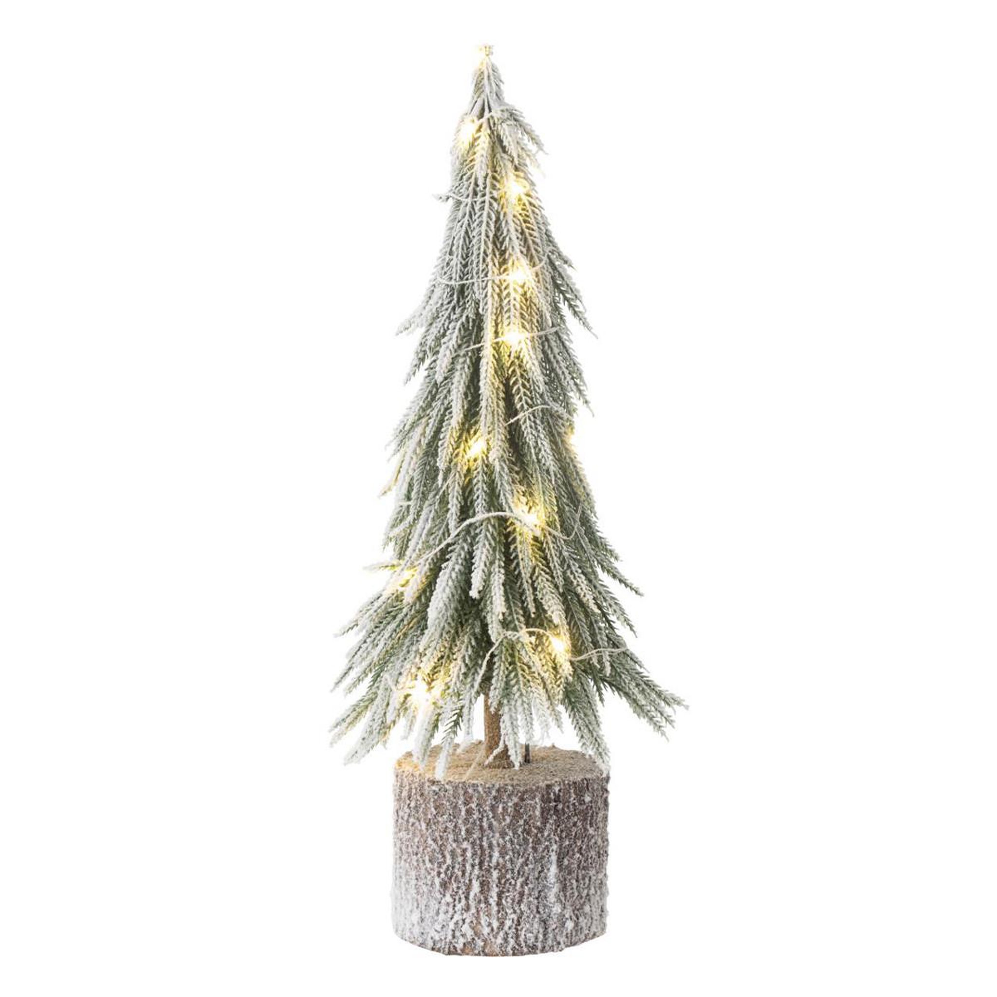J-LINE Sapin de Noël Déco à LED  Luther  45cm Vert