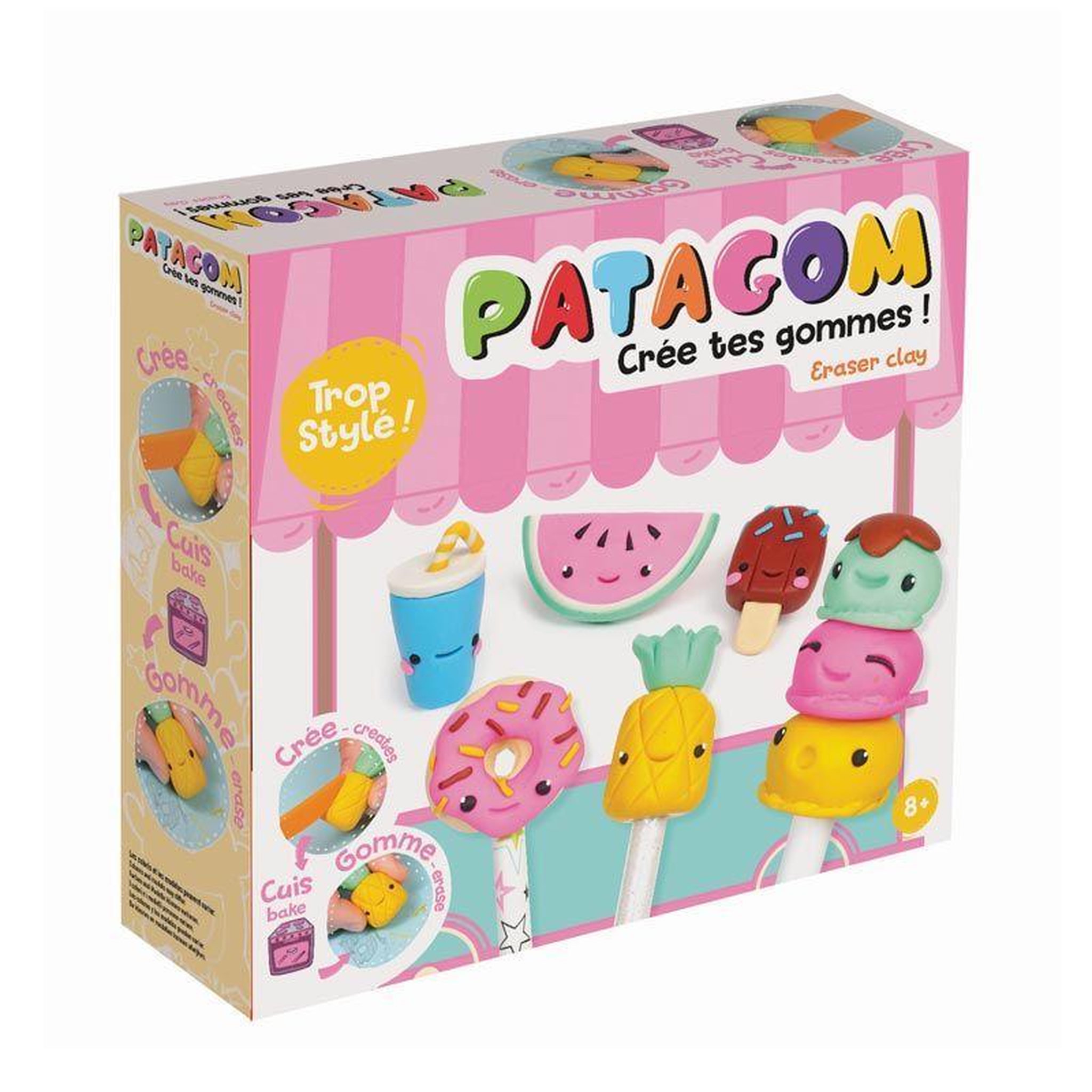 Voir la diapositive 3 : Graine créative Coffret diy patagom - faire ses gommes soi-même - gourmandises kawaï