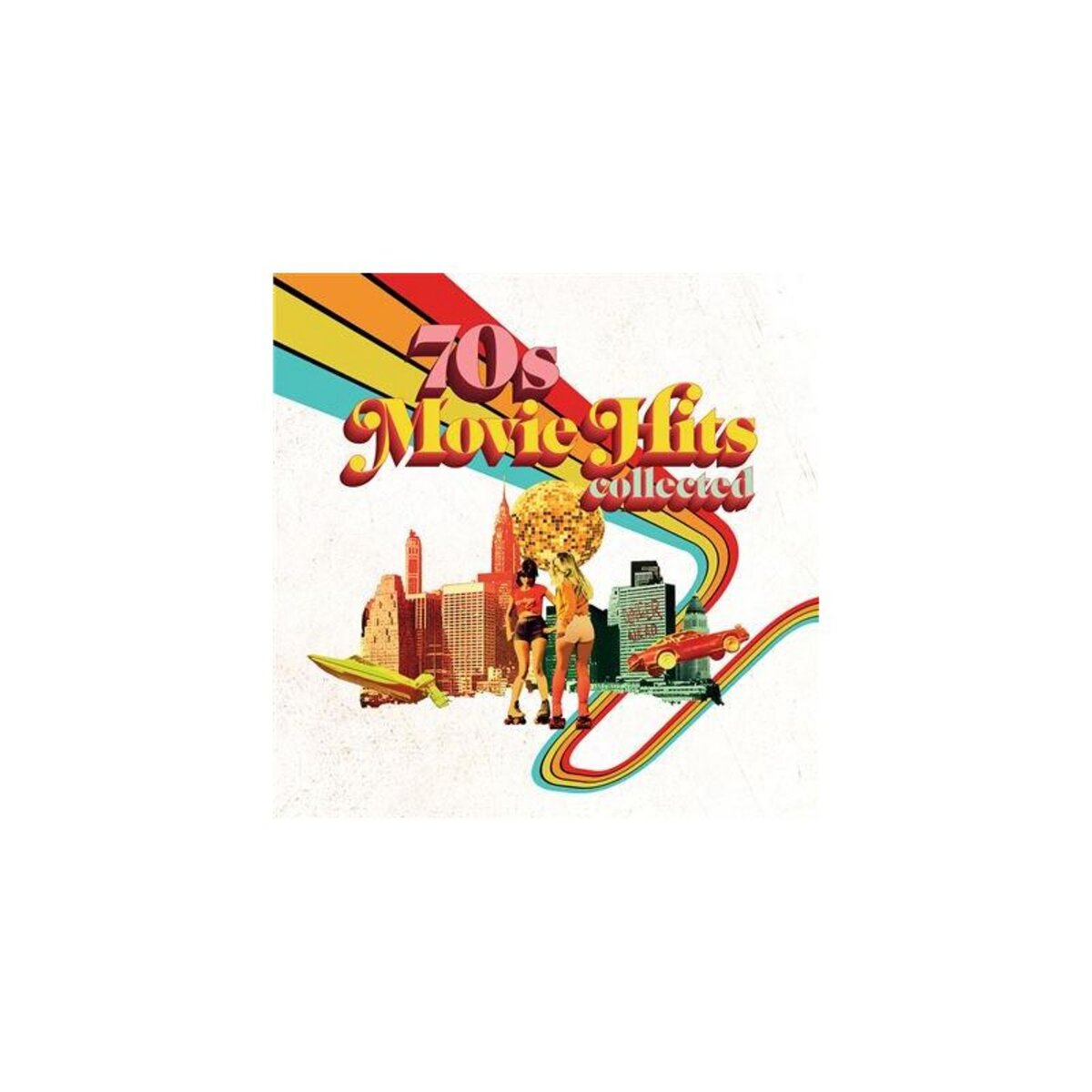 70 s Movie Hits Collected Vinyle Rose et Jaune