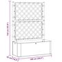 Voir la diapositive 6 : VIDAXL Lit sureleve de jardin treillis systeme d'arrosage Anthracite