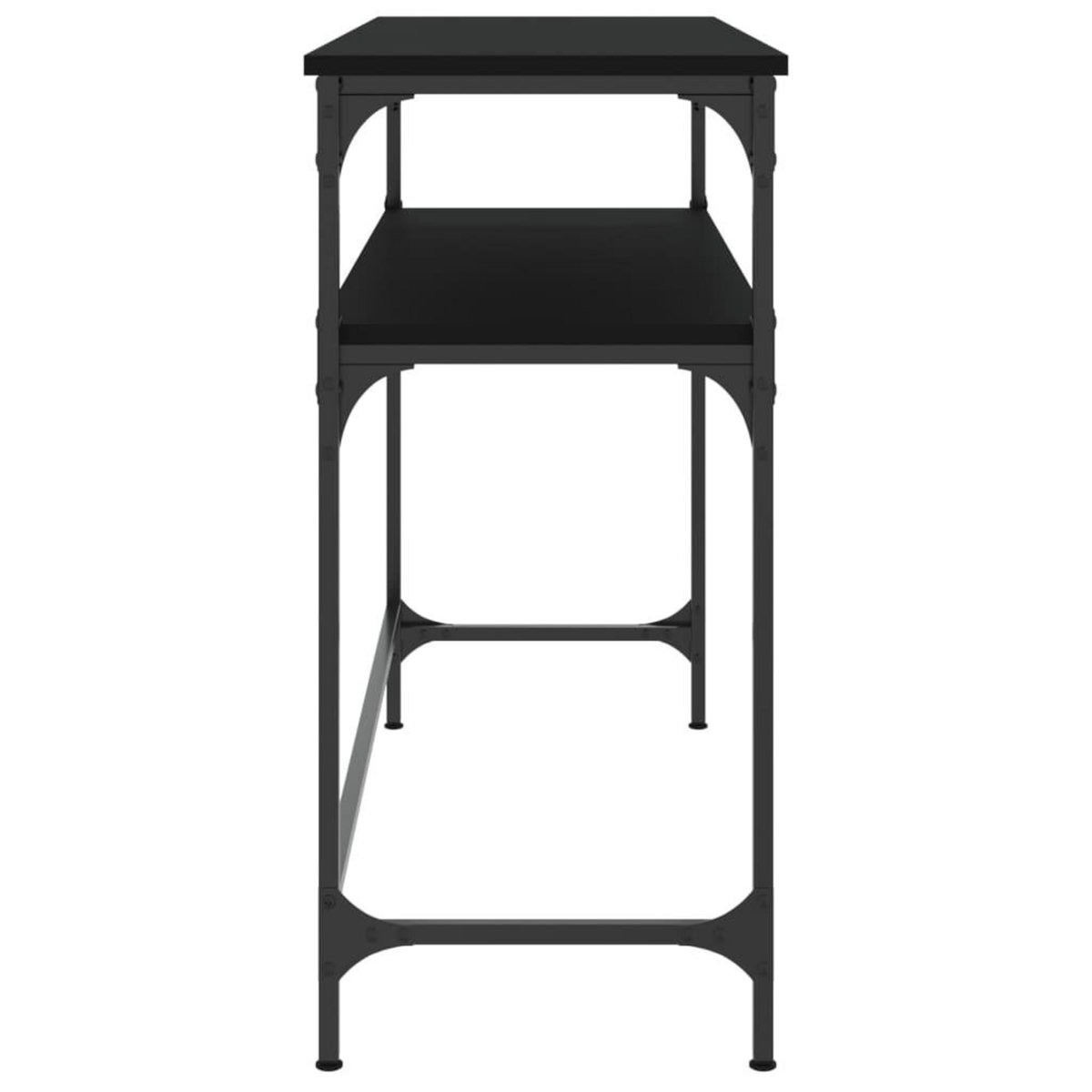 VIDAXL Table console noir 100x35,5x75 cm bois d'ingenierie