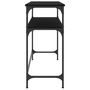 Voir la diapositive 5 : VIDAXL Table console noir 100x35,5x75 cm bois d'ingenierie