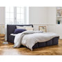 Voir la diapositive 1 : LISA DESIGN Elysia - lit coffre - 140x190 - en velours - sommier inclus