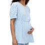 Voir la diapositive 1 : MAMALICIOUS Blouse de Grossesse Bleu/ Femme Mamalicious 20016569