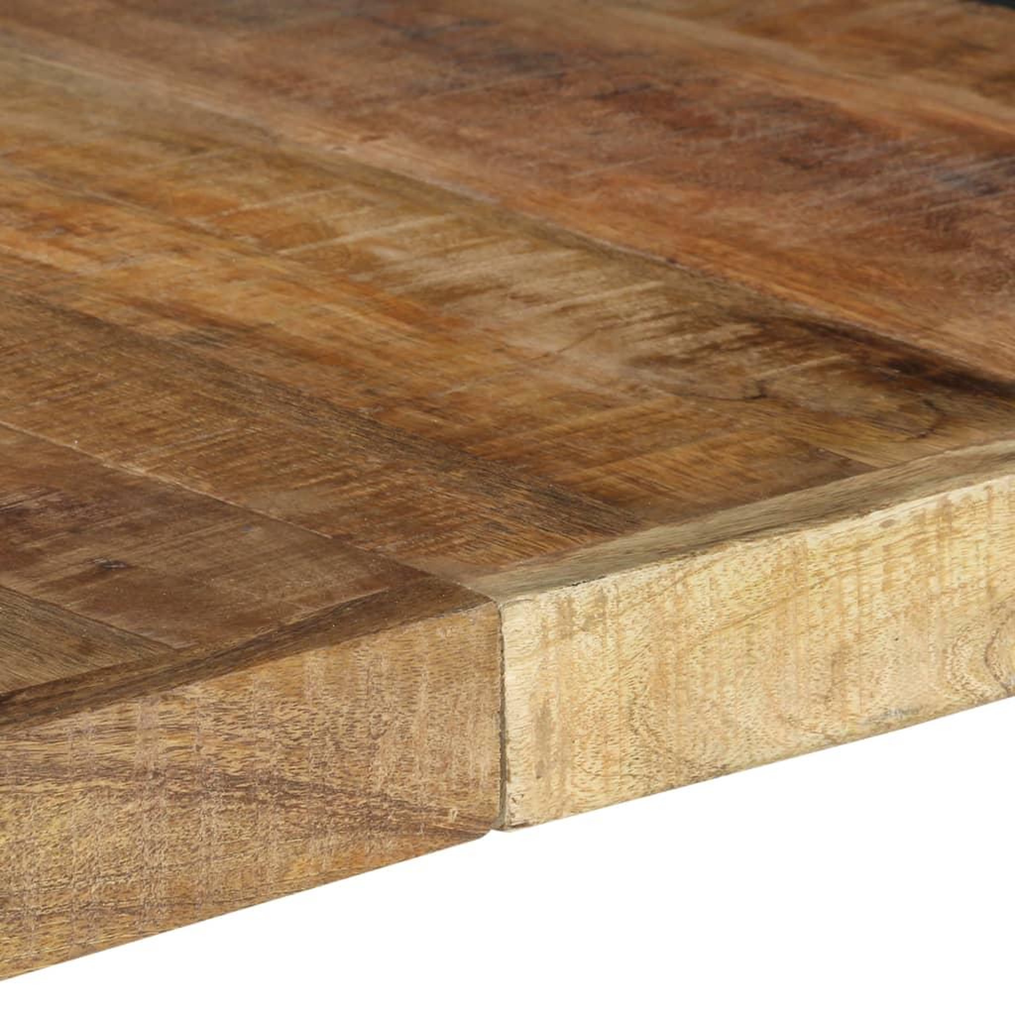 Voir la diapositive 5 : VIDAXL Table a manger 140x140x75 cm Bois de manguier brut