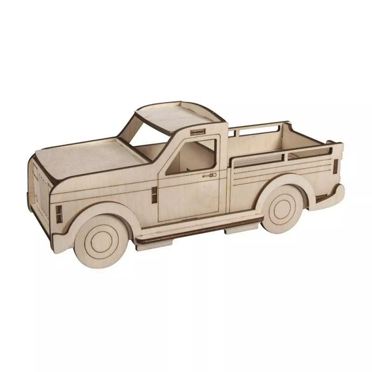 Rayher Kit maquette 3D en bois FSC Camion 21 x 8 x 8 cm