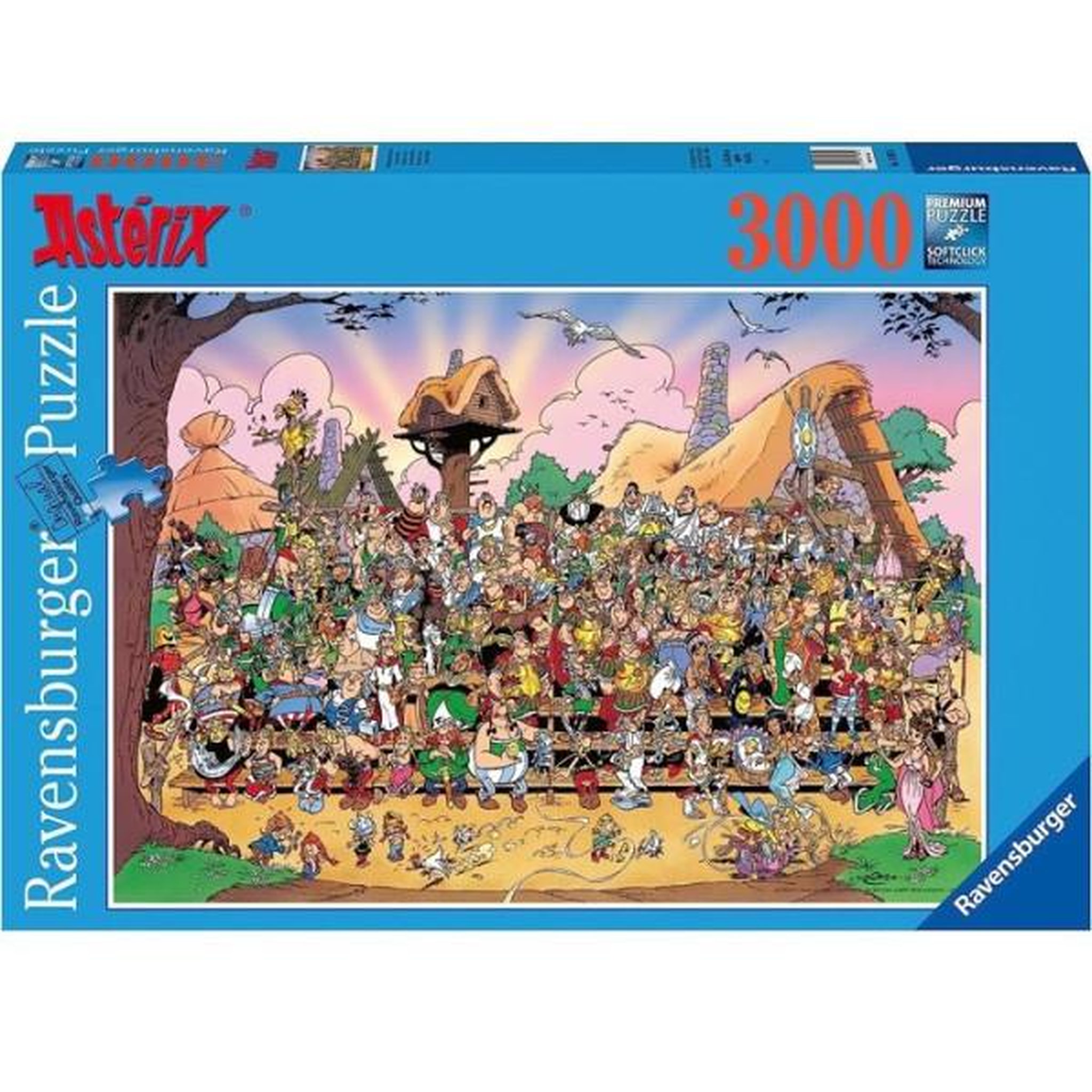 Voir la diapositive 2 : RAVENSBURGER Puzzle adulte 3000 pieces - l'univers astérix - personnages - ravensburger