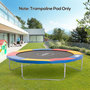 Voir la diapositive 2 : HOMCOM Couvre-ressort trampoline dia. 305 cm PVC PE haute densité rembourrage 15 mm multicolore