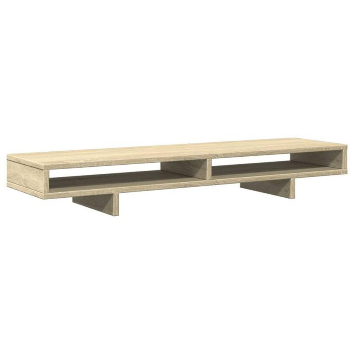 VIDAXL Support de moniteur chêne sonoma 100x27x15 cm bois d ingénierie