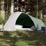VIDAXL Tente de camping a dome 4 personnes vert impermeable