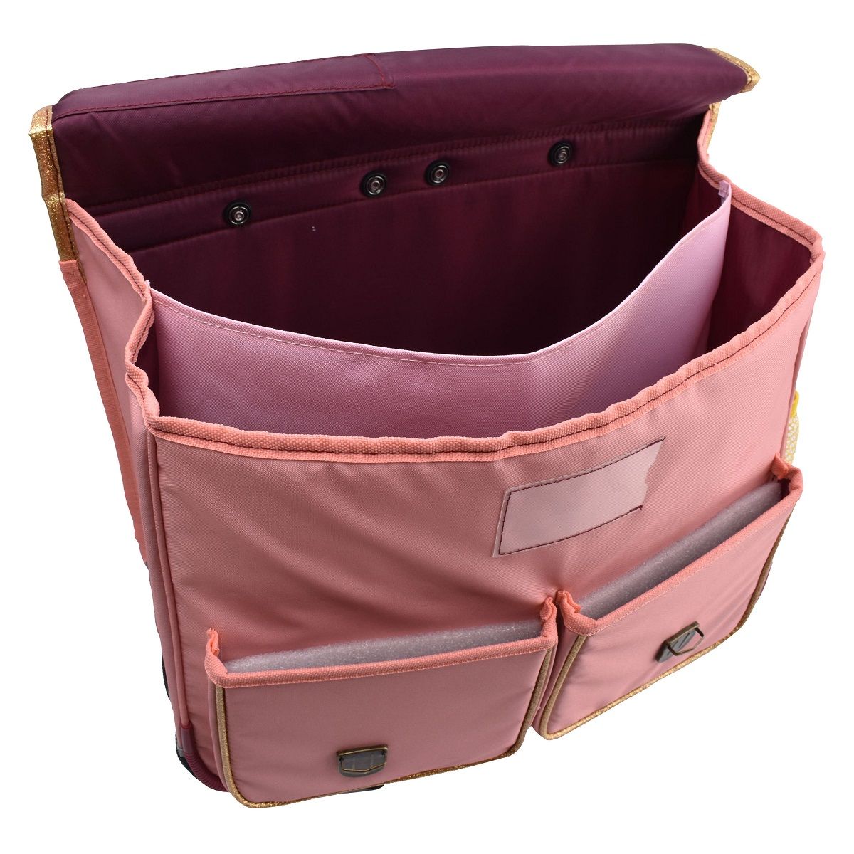 AUCHAN Cartable à roulettes Ballerina