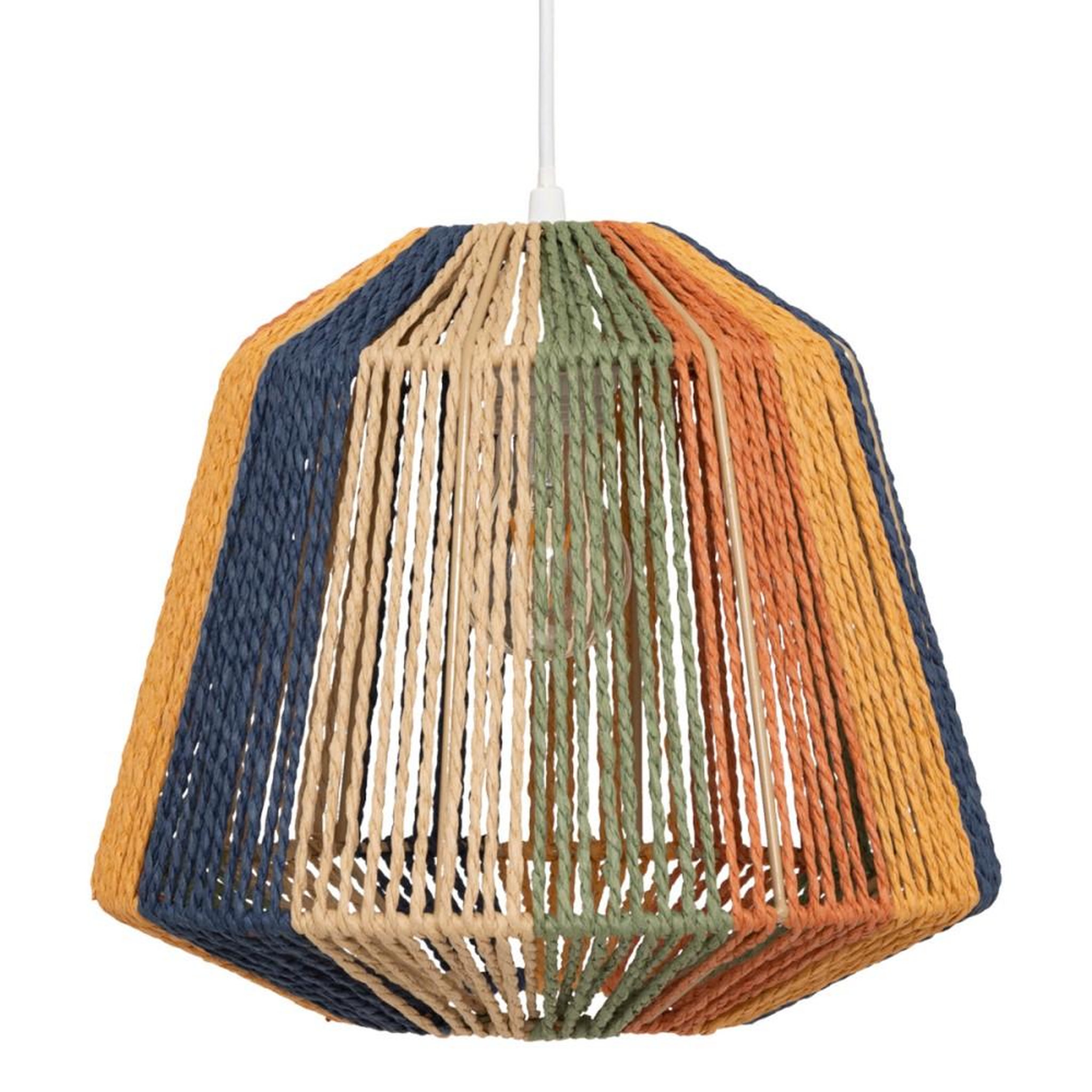 ATMOSPHERA Suspension corde multicolore diam 29cm