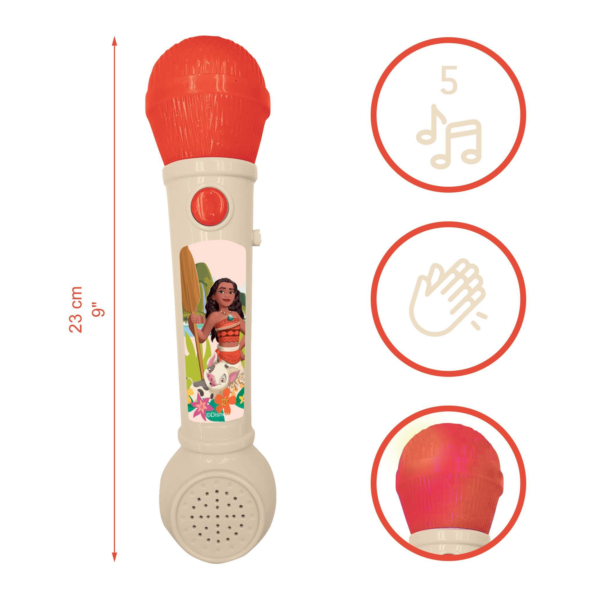 Voir la diapositive 3 : Lexibook Microphone Lumineux Vaiana
