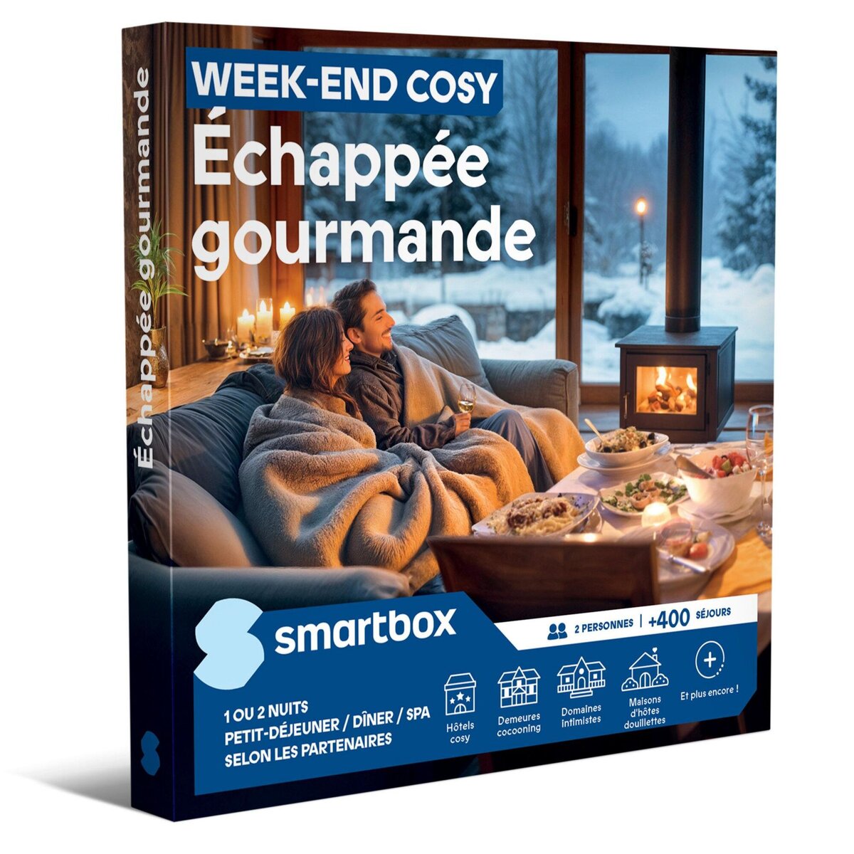 Smartbox Week-end Cosy - Échappée gourmande - Coffret Cadeau Séjour