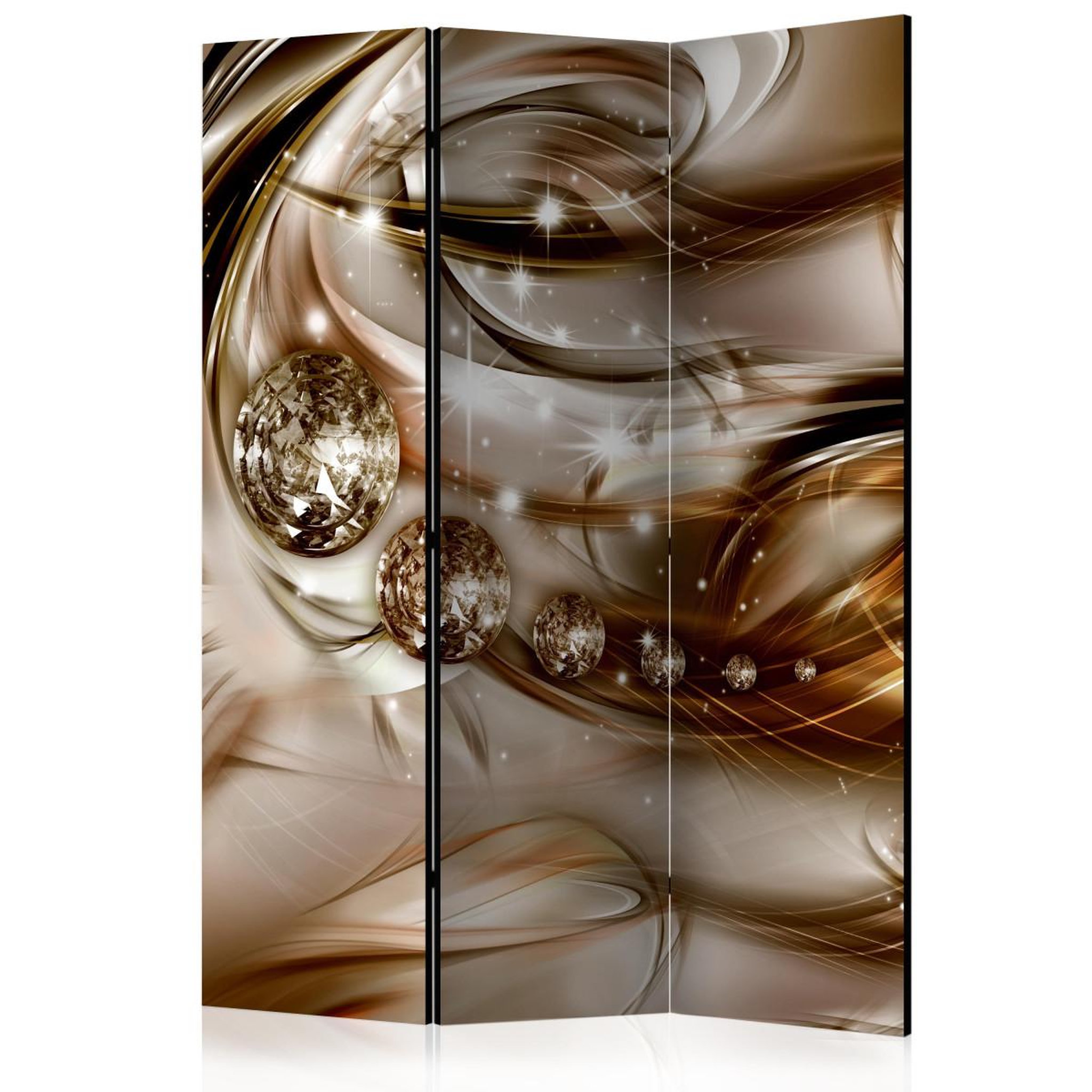 Paris Prix Paravent 3 volets  chocolate tide  135x172cm