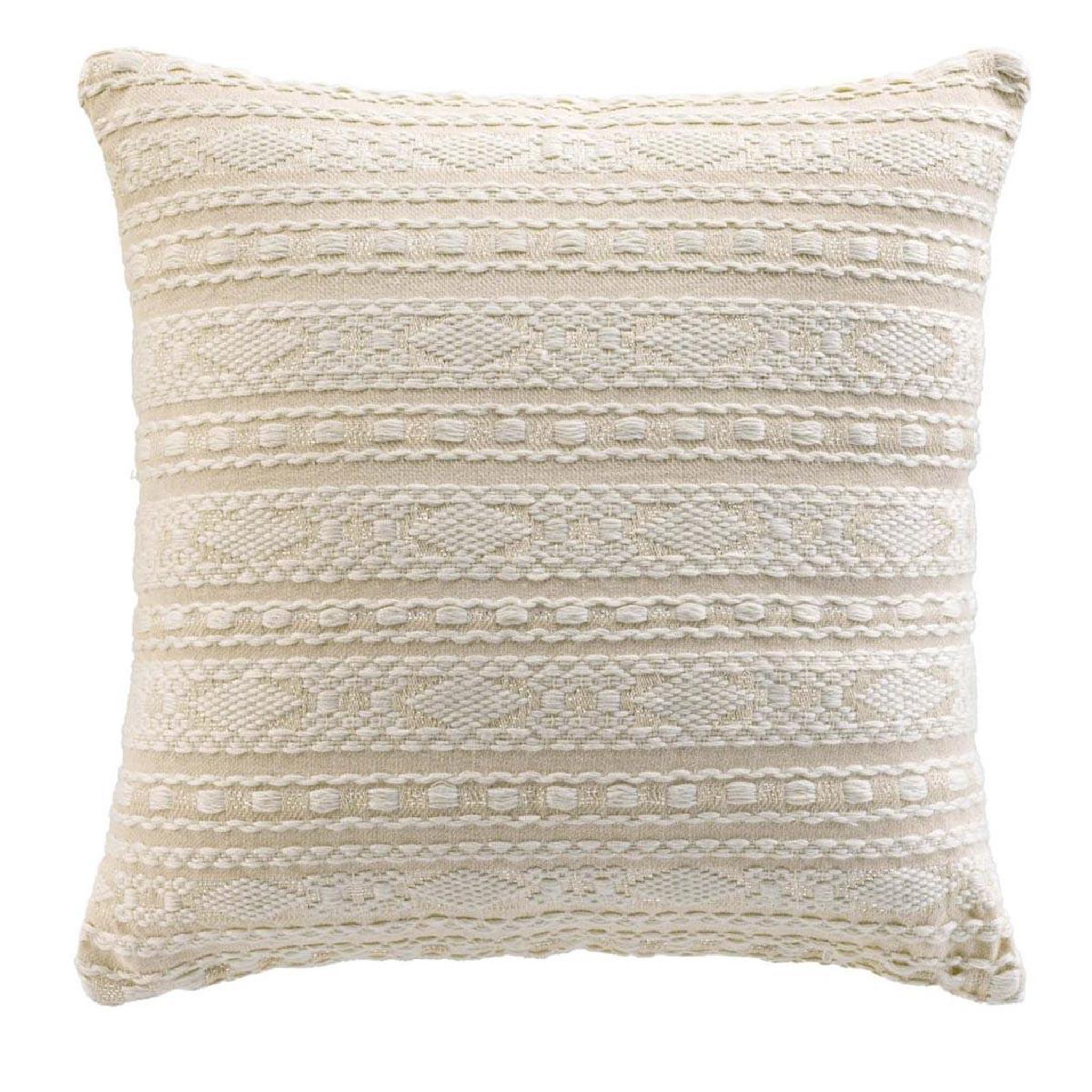 Douceur d'Intérieur Housse de coussin  fantaisie  40x40cm naturel