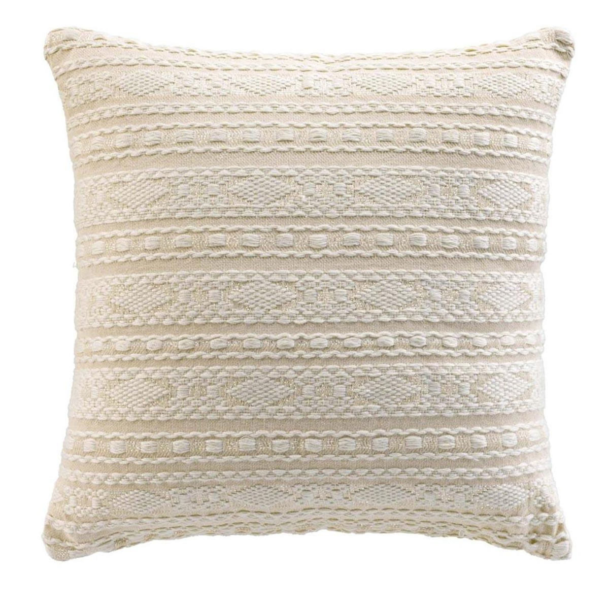 Paris Prix Housse de Coussin  Fantaisie  40x40cm Naturel