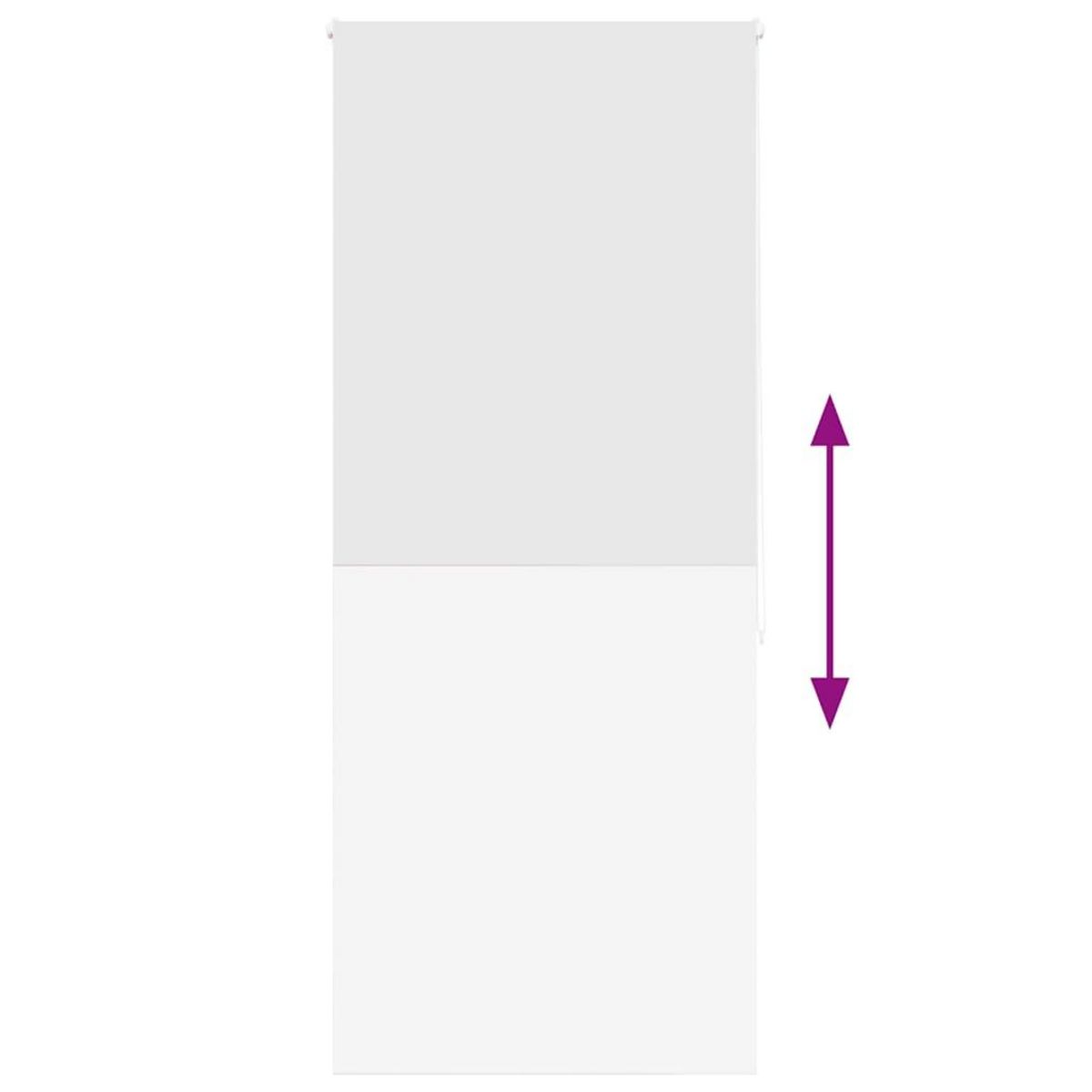 VIDAXL Store enrouleur de douche 90x240 cm largeur du tissu 86 cm