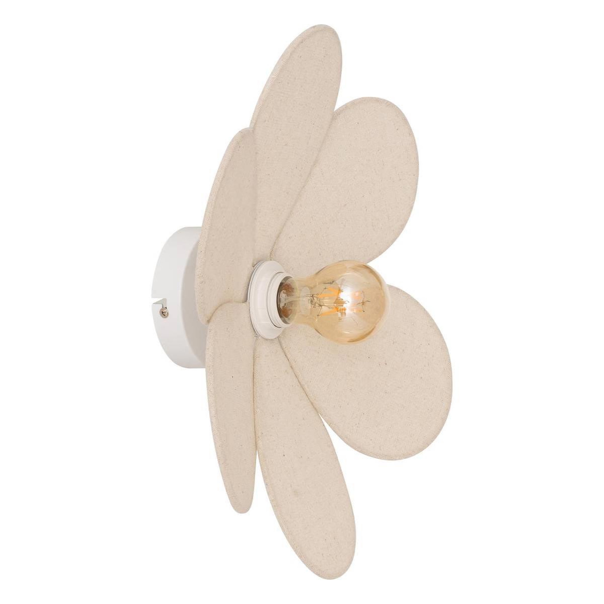 ATMOSPHERA Applique Murale en Lin  Naya  40cm Beige