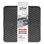 Voir la diapositive 5 : FIVE Tapis Egouttoir Fond d'Évier  Néo  30x30cm Gris