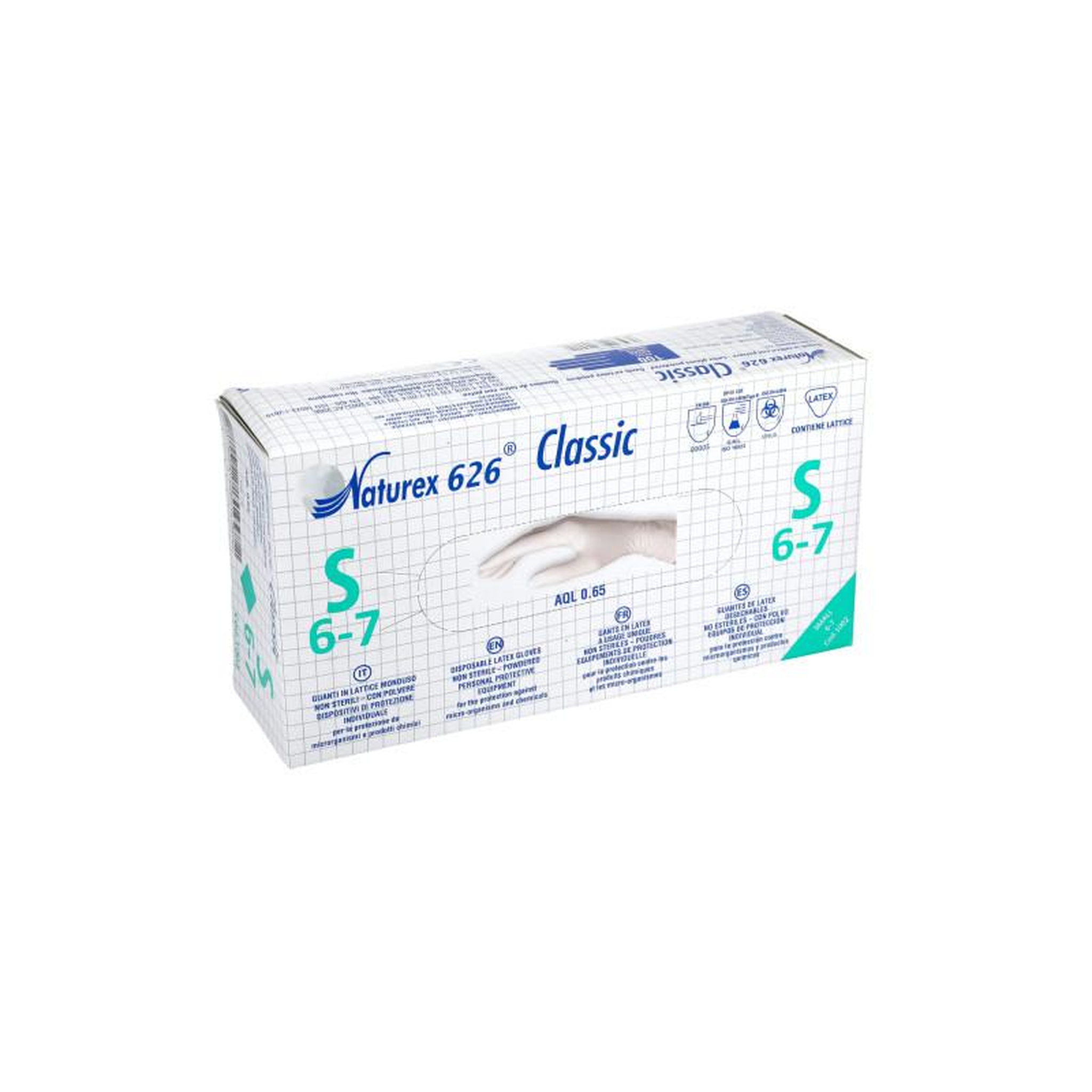 Voir la diapositive 2 : NOTRE SELECTION Boîte de 100 gants en latex poudrés blanc TM (7 8) NOTRE SELECTION 88825200 TM
