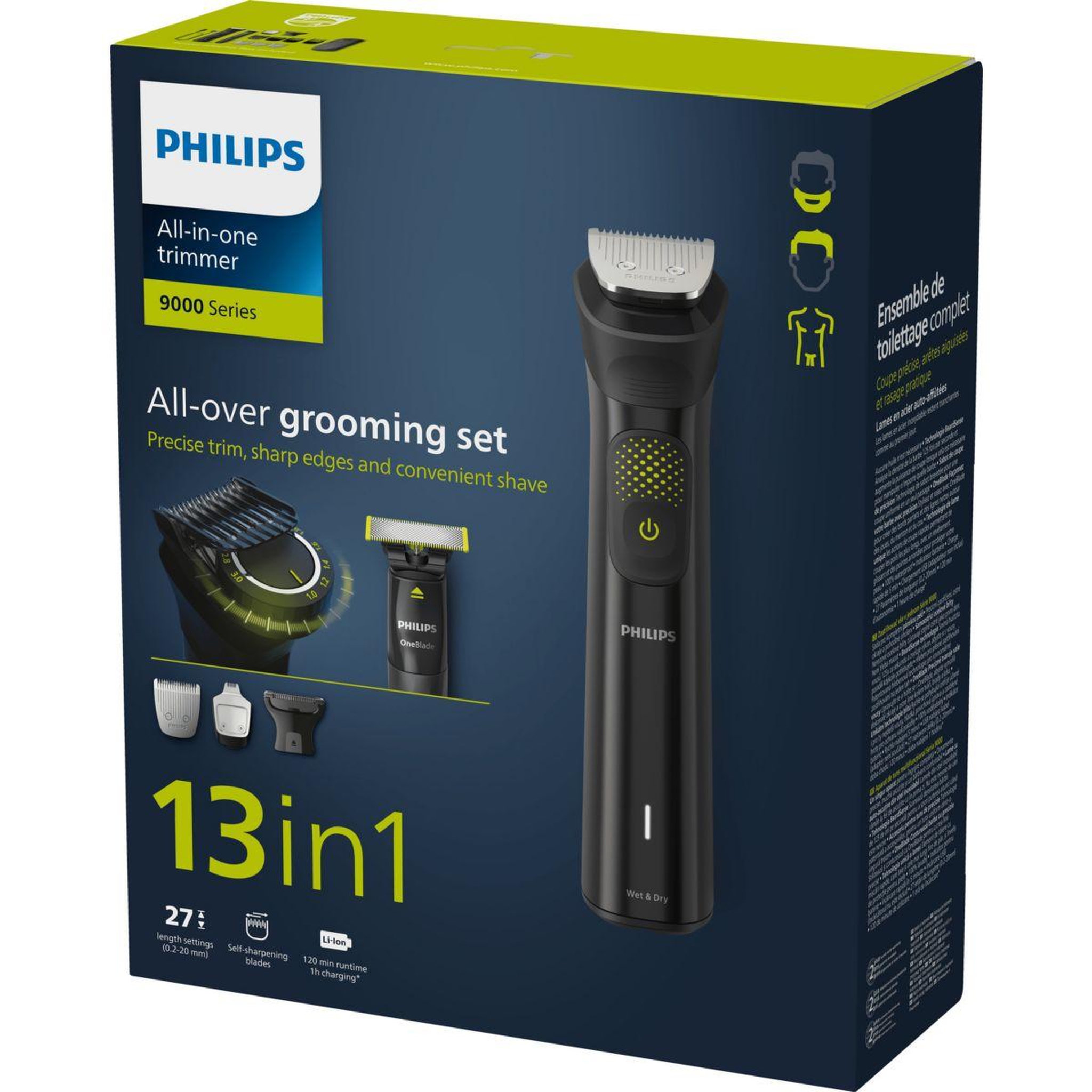 Voir la diapositive 5 : Philips Tondeuse multi usages series 9000 MG9540/15