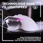Logitech Souris Gamer Sans Fil G502X PLUS Lightspeed RVB Blanc