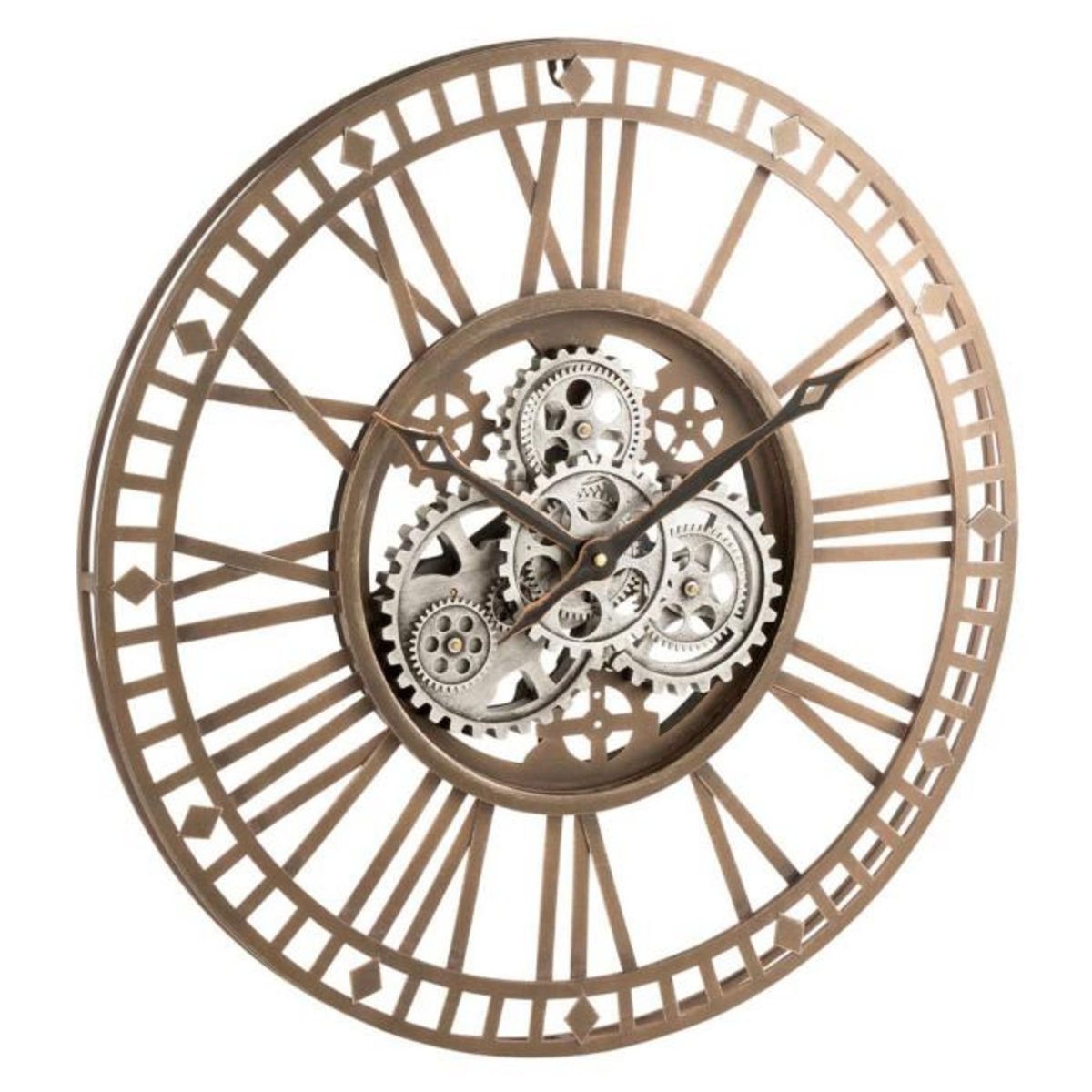 Paris Prix Horloge Murale Design  Chiffres Romains  60cm Or