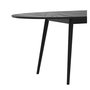 Voir la diapositive 6 : Rendez vous déco Table ovale 6/8 personnes extensible en bois noir 170/200 cm-Eddy
