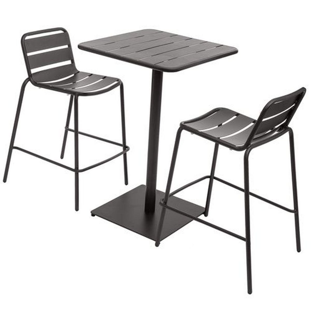 HESPERIDE Table haute avec tabourets design Phuket