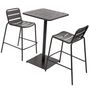 Voir la diapositive 1 : HESPERIDE Table haute avec tabourets design Phuket