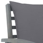 Voir la diapositive 5 : VIDAXL Salon de jardin 5 pcs avec coussin Bois d'acacia solide Gris