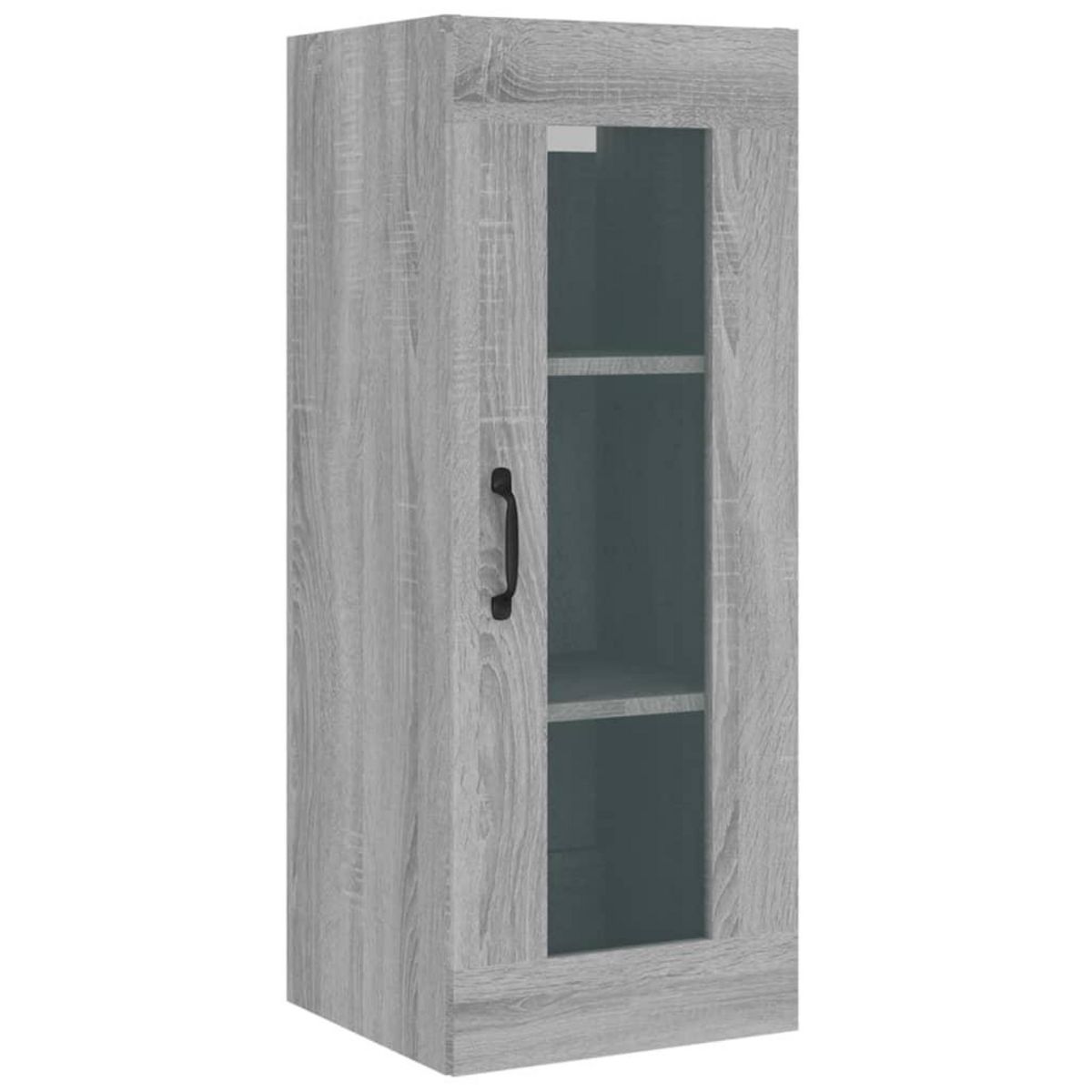 VIDAXL Armoire murale suspendue Sonoma gris 34,5x34x90 cm
