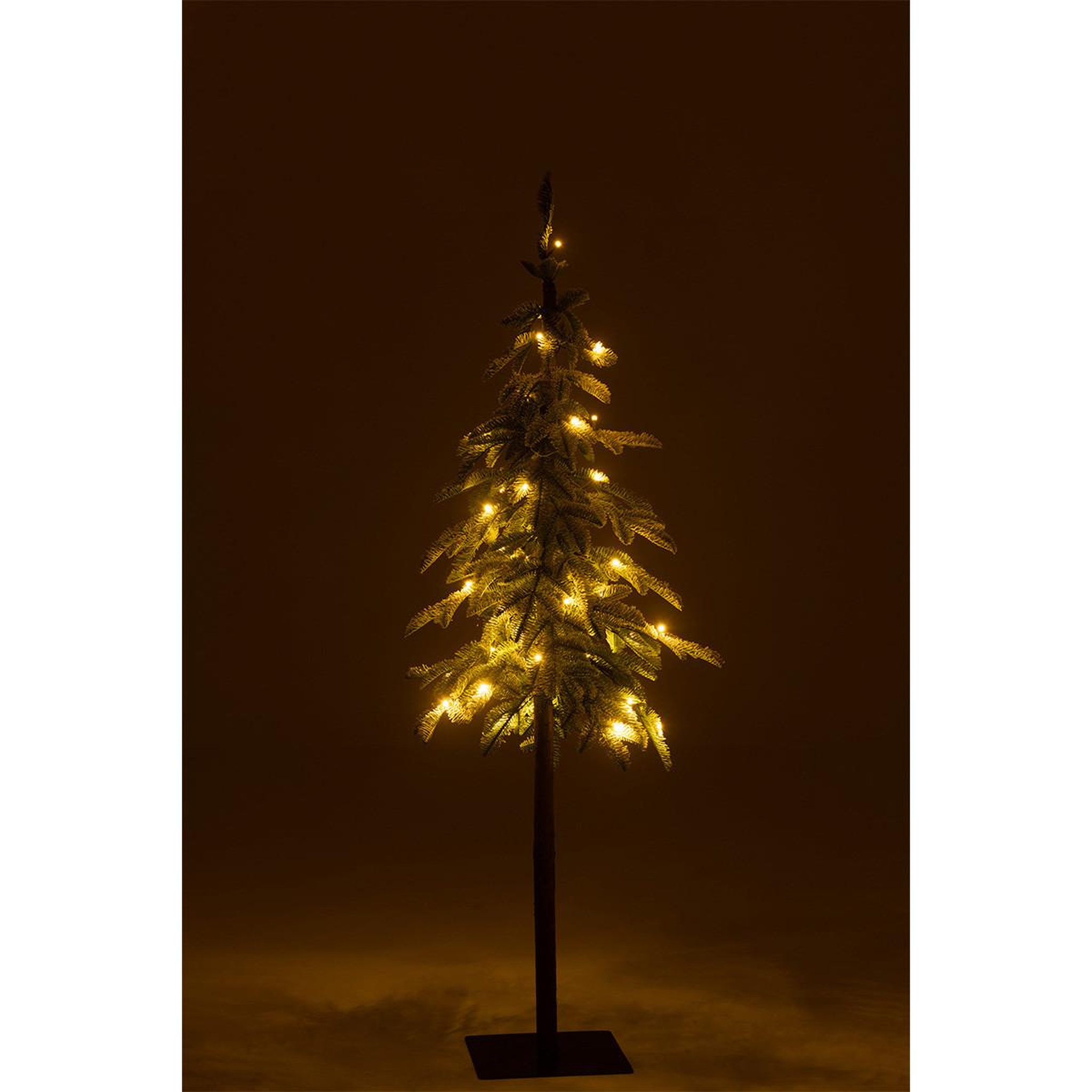 Voir la diapositive 3 : J-LINE Sapin de noël déco enneigé à led  reynaldo  145cm vert