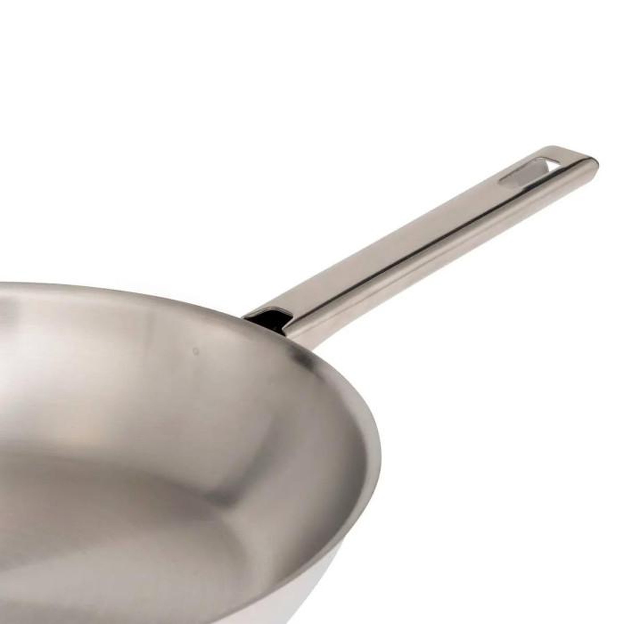 Voir la diapositive 2 : FIVE Lot de 2 Poêles en Inox  Brillance  28cm Argent